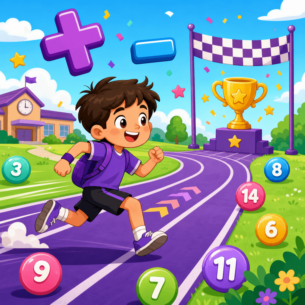 Matematik Yarışı - Defnik Game Türkiye ilkokul matematik oyunu - toplama çıkarma eğitici